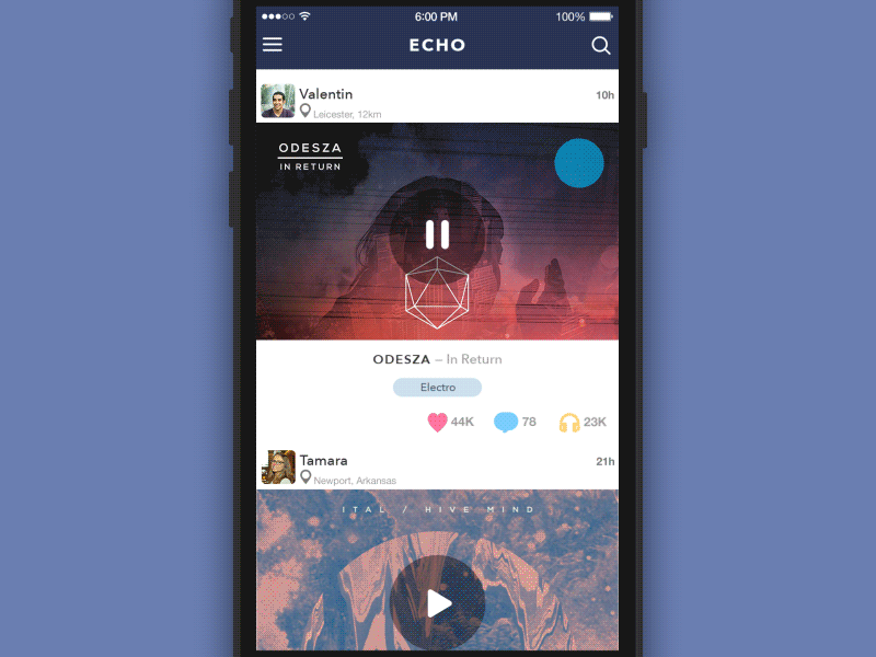 ui design music app