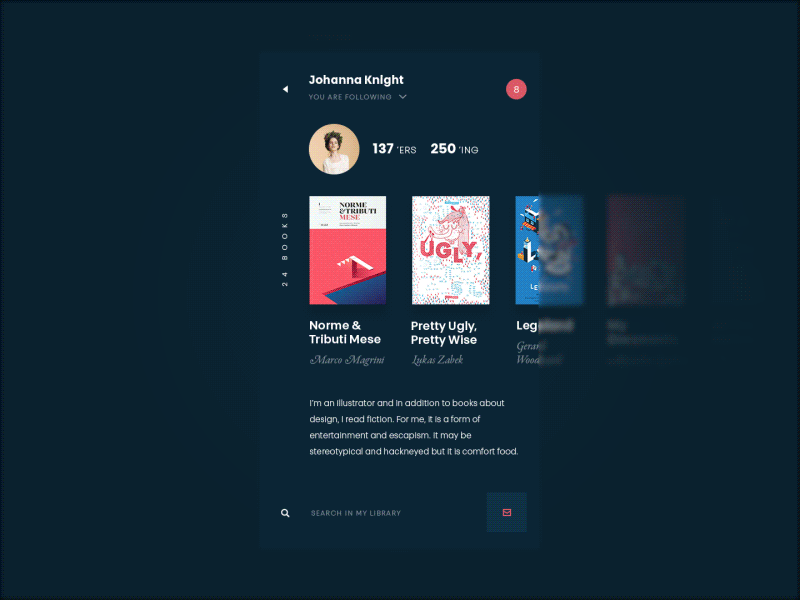 book swap app design concept