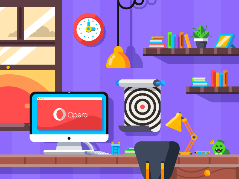 Design Case Study: Opera. Animation for Product Video
