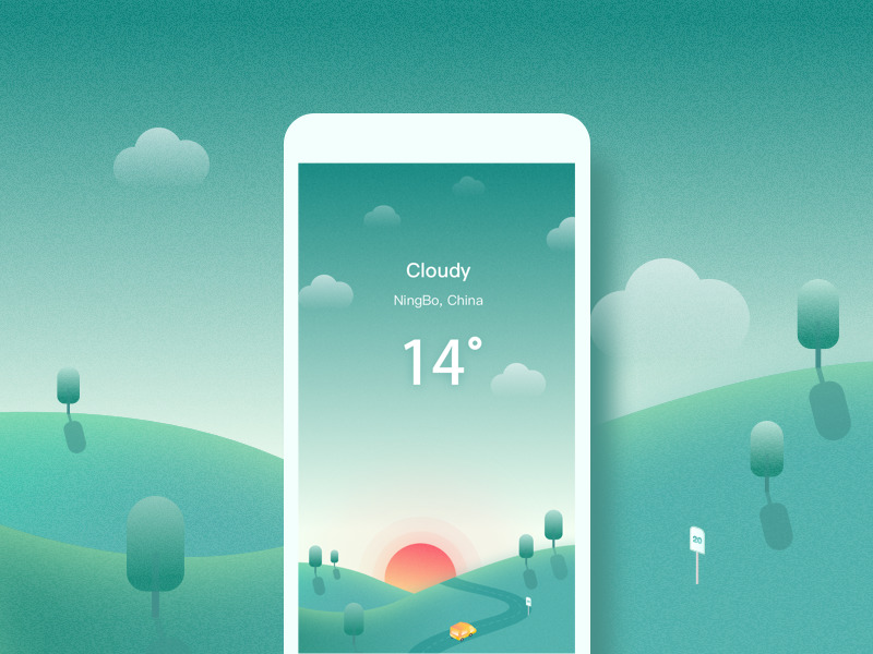 cloudy-weather-app-UI