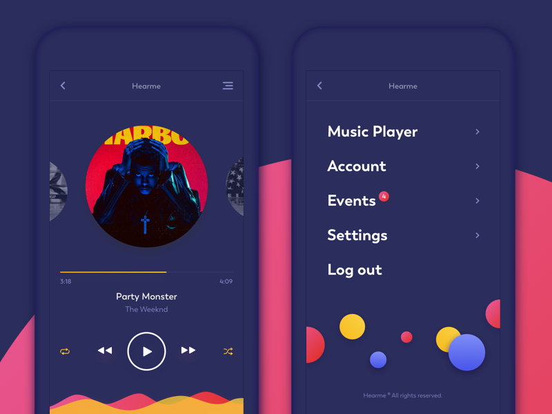 music-app-menu-design