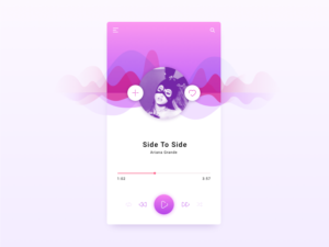 Music in the Hearts. UI Designs for Music Apps