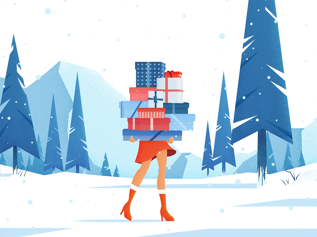 Holidays Are Coming: 21 Digital Illustrations Full of Christmas Spirit