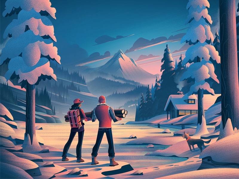 winter illustration