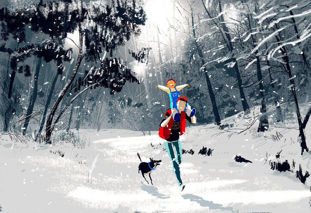winter time illustration