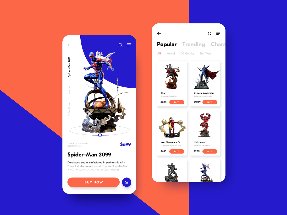 UI Inspiration: Elegant E-Commerce App Design Concepts