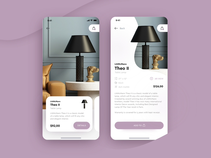 ecommerce app design