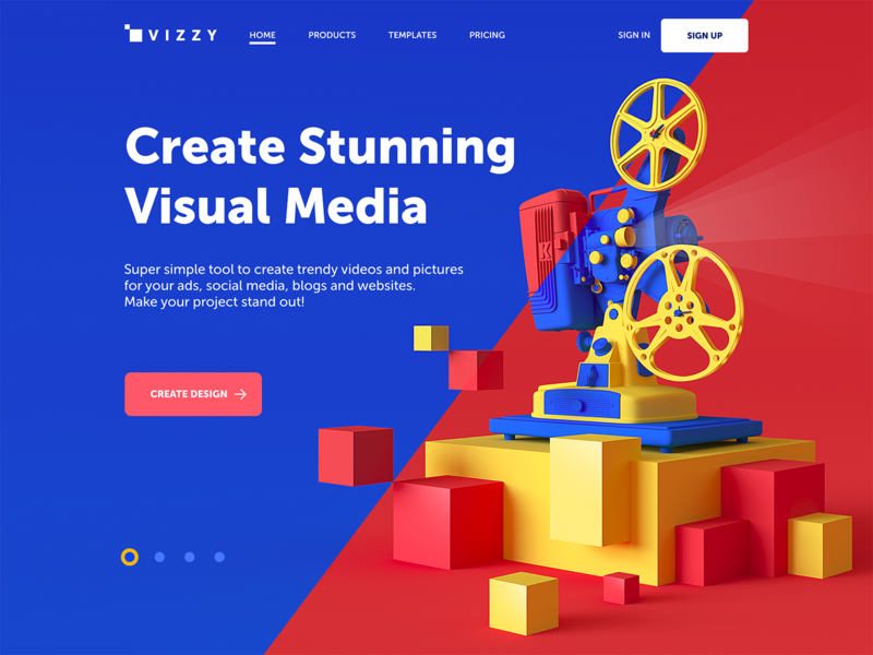 visual media creator website
