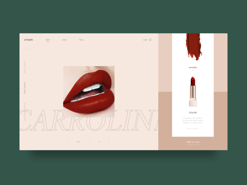 beauty ecommerce website design