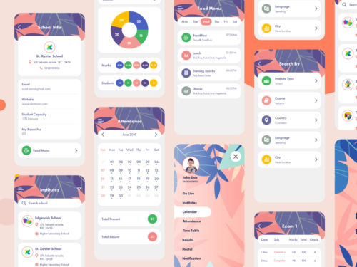 20+ Design Concepts for Education on Web and Mobile