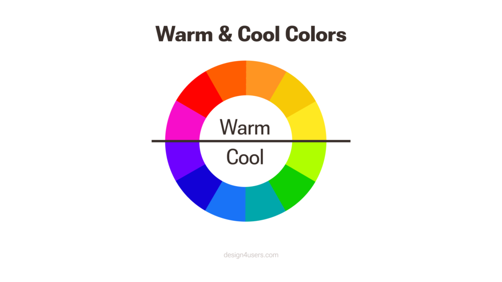 color theory scheme warm cool design4users
