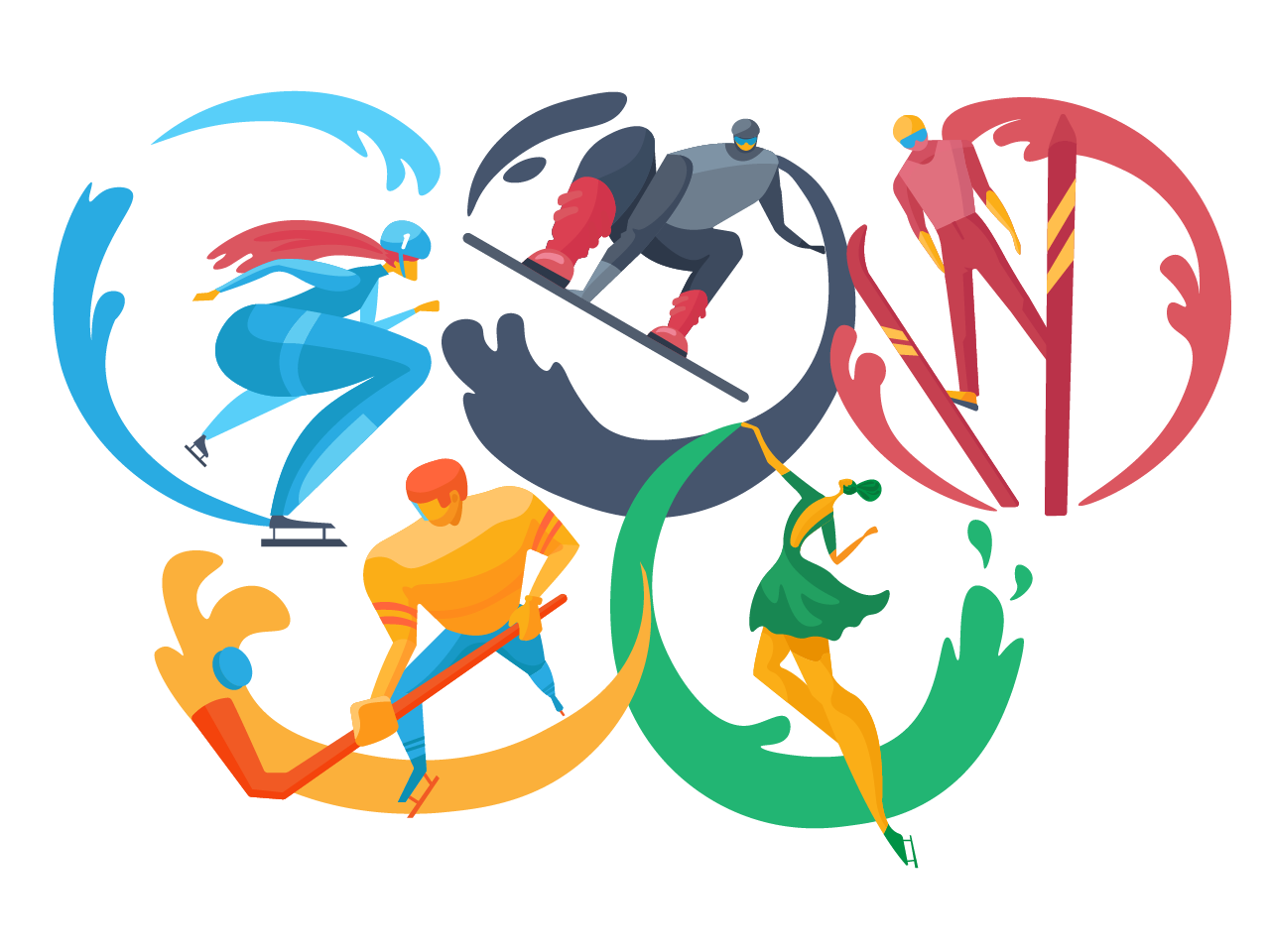 olympic games illustration