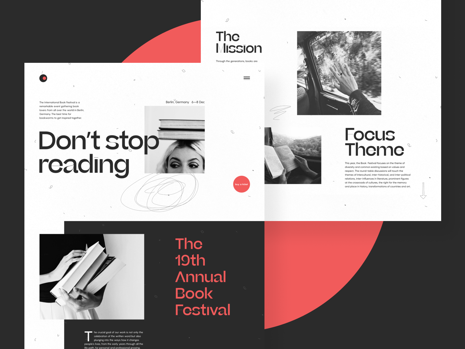 Book Festival Website Design