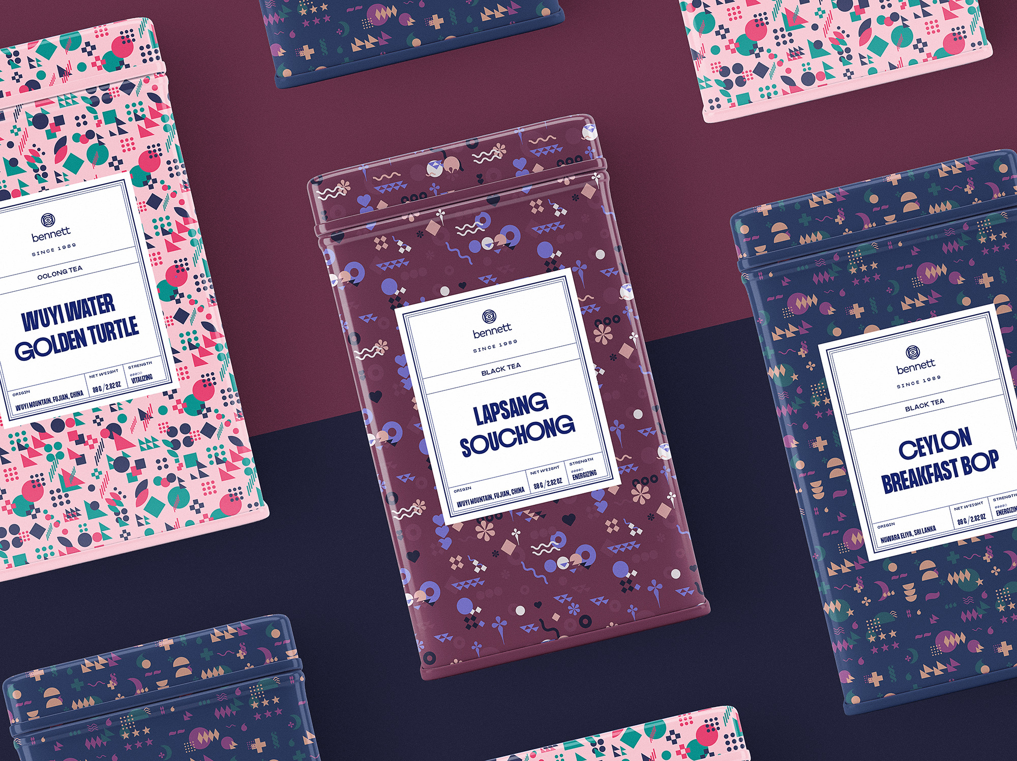 tea brand packaging design