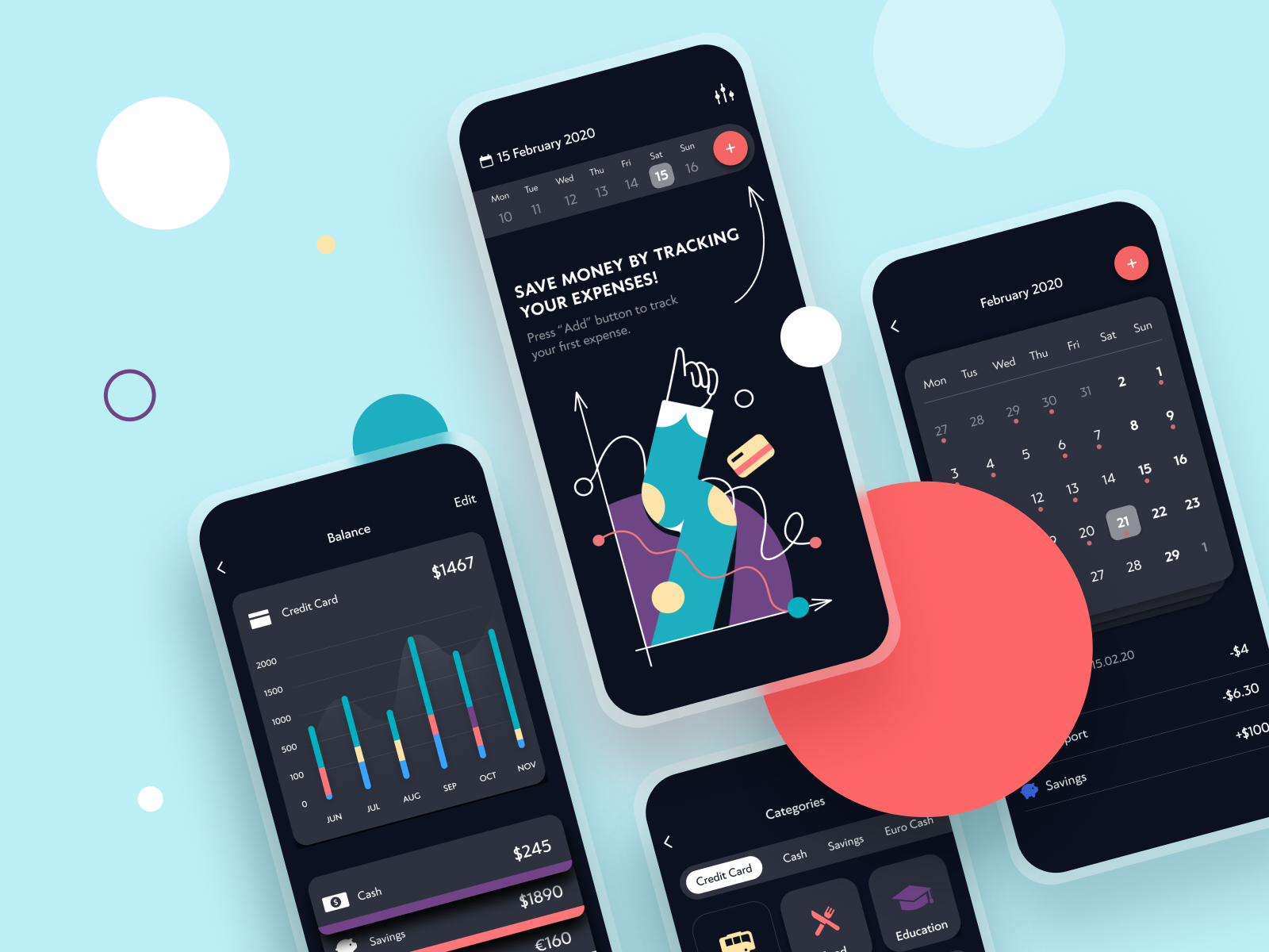 Foot The Bill Inspiring Ui Designs For Finance Apps