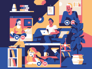 Stay Safe, Stay Home: Digital Illustrations About Life and Work in ...