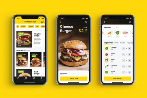 UI Design Case Study: Mobile App for Ordering Burgers — Design4Users