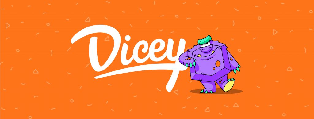 dicey design case study logo mascot