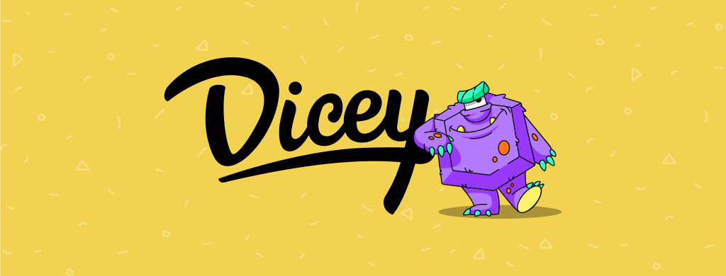 dicey design case study logo mascot