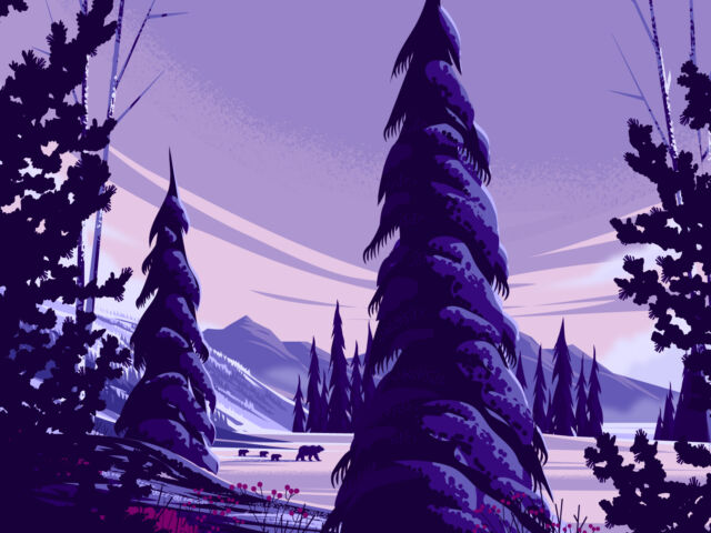 Snowy Art: Fresh Collection of Winter Illustrations | Design4Users