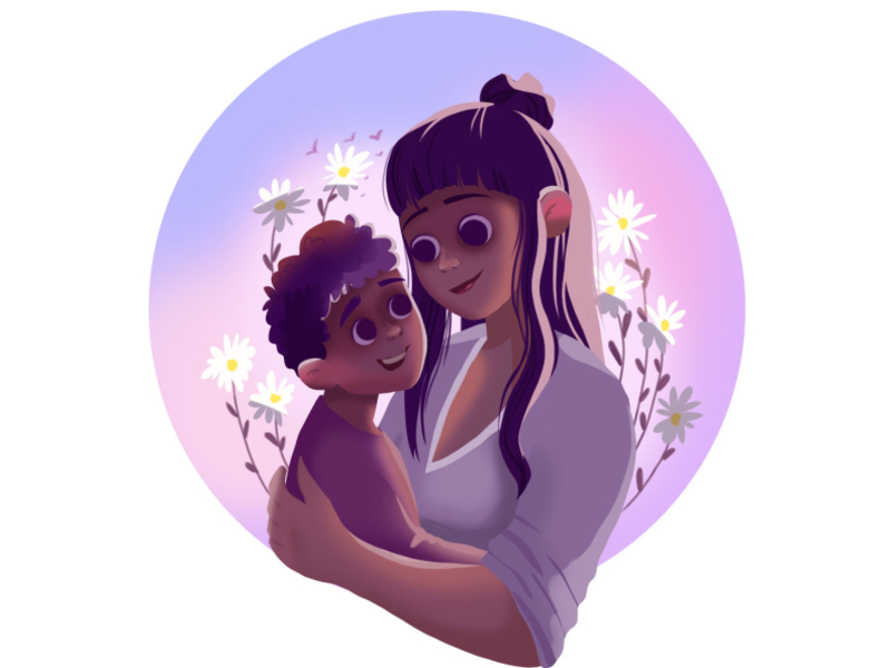 mothers day illustration