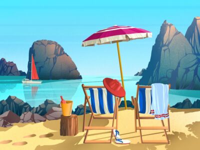 20+ Bright Digital Artworks Capturing Summer Moments - Design4Users