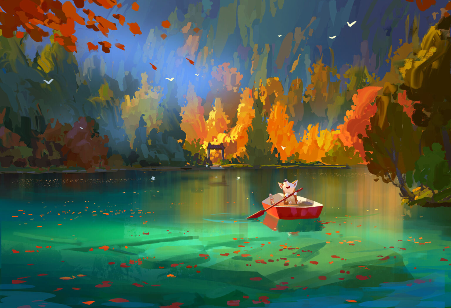 40 Bright Digital Artworks About Cute Corgi Life by Lynn Chen