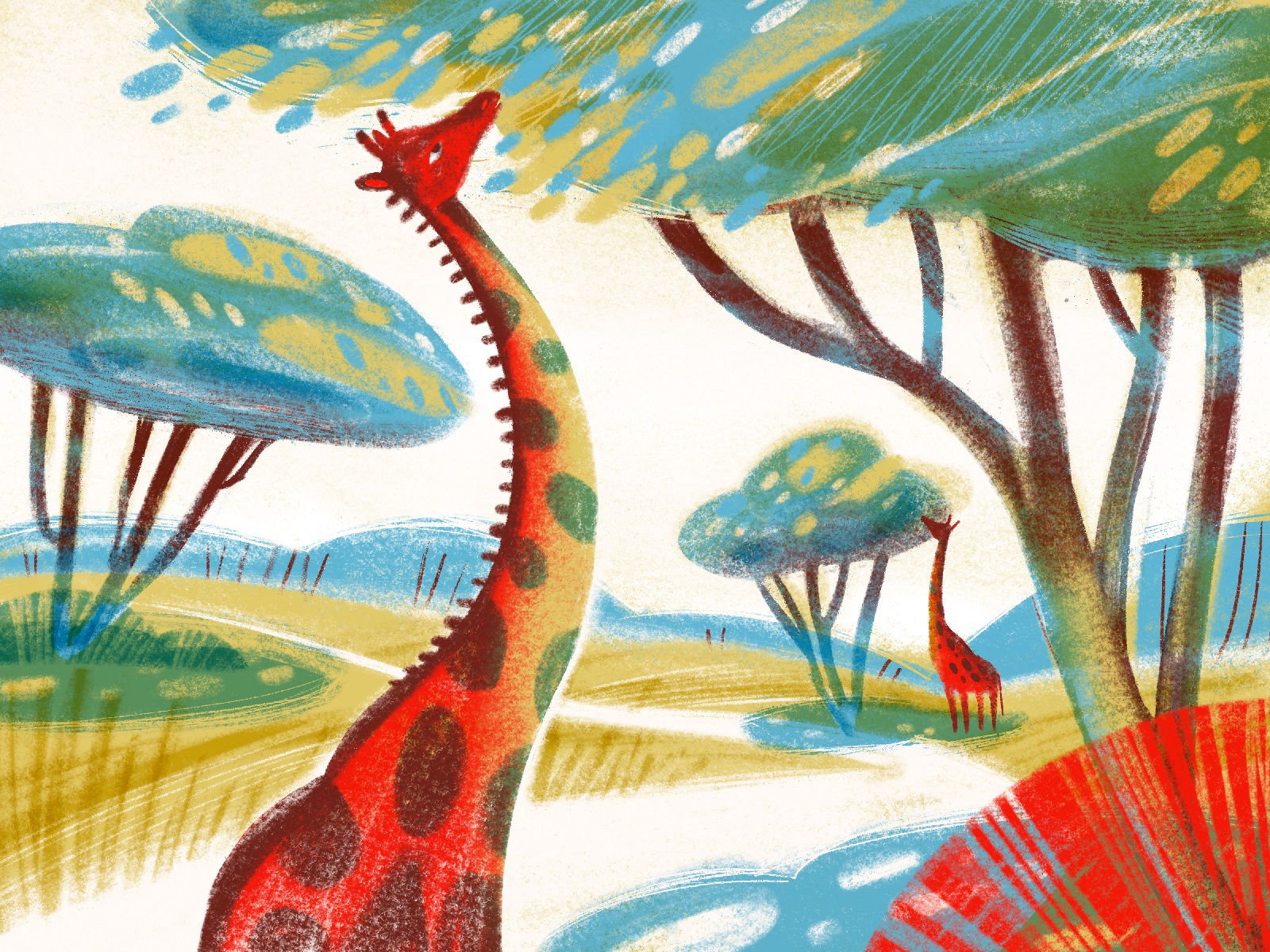animal-illustrations-giraffes-tubikarts