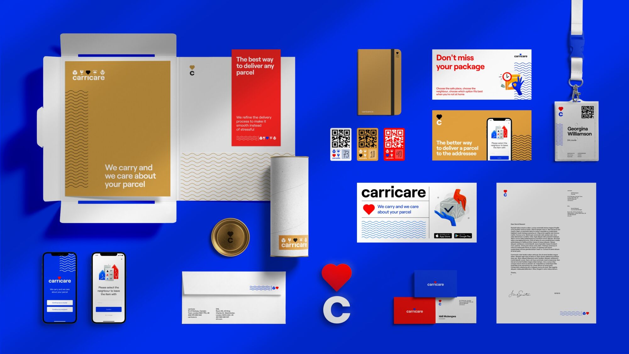 carricare identity design case study