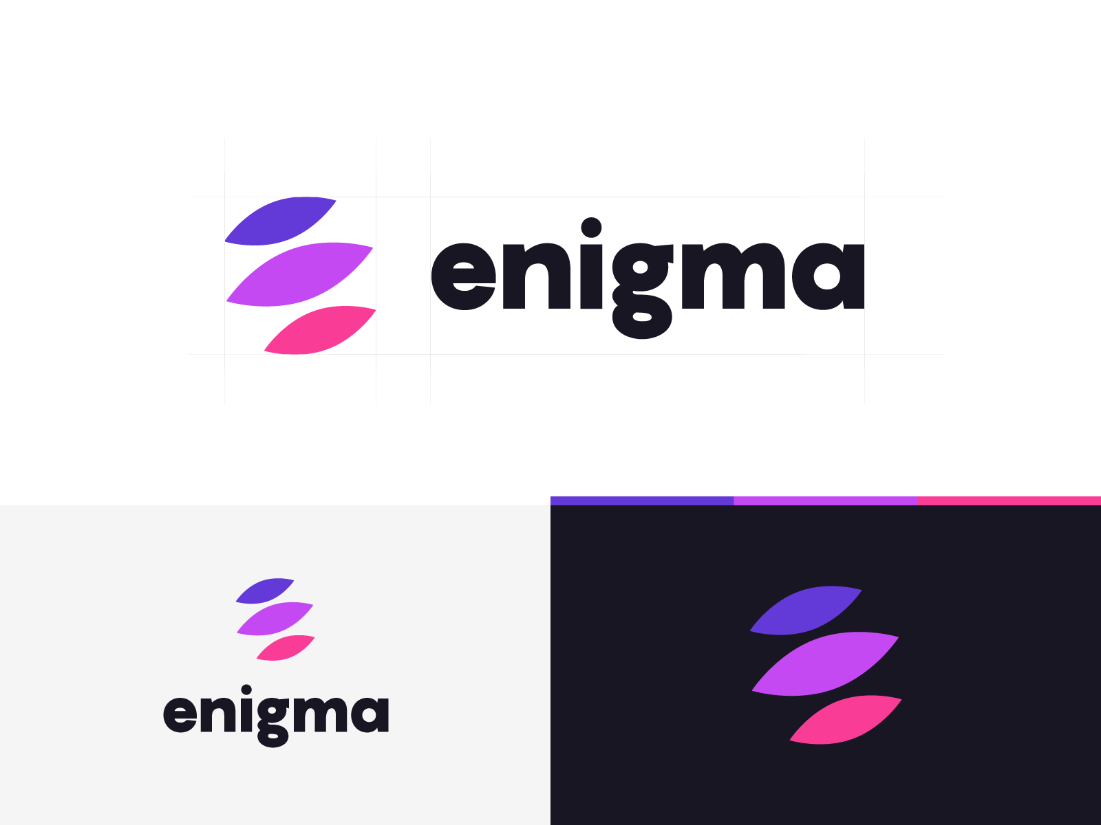 enigma crypto logo design