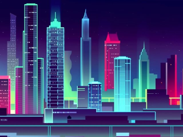 Urban Art: Neon City Illustrations by Digital Artist Romain Trystram