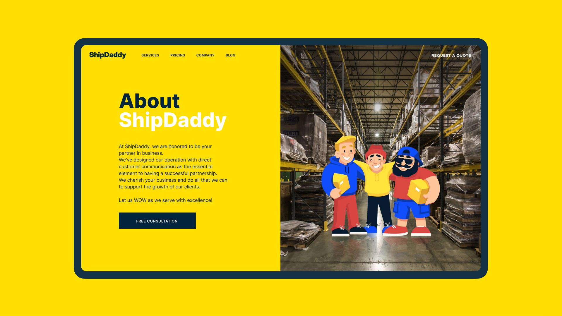 Design Case Study: Identity and Website for Shipping Service