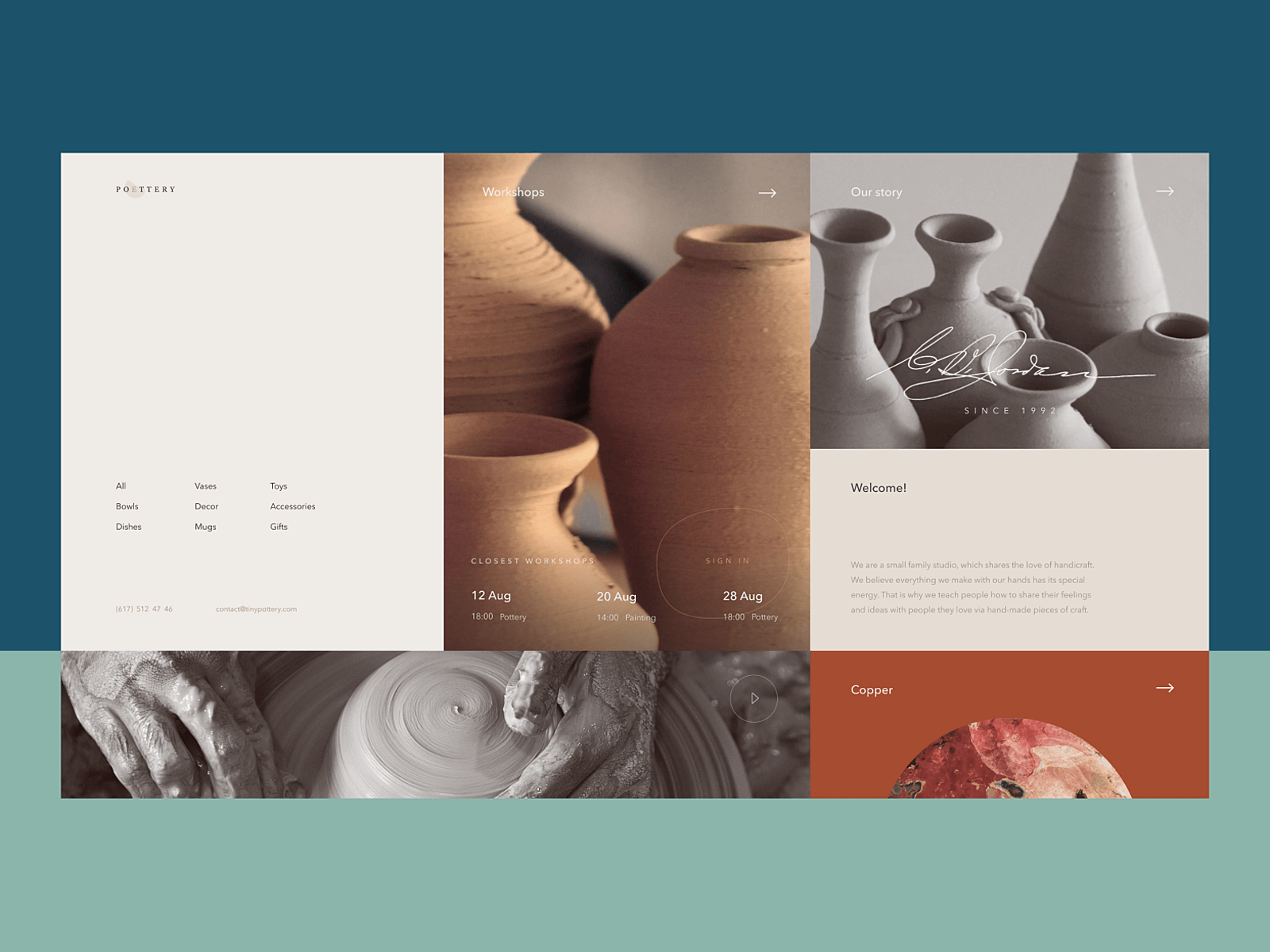 pottery-website-design