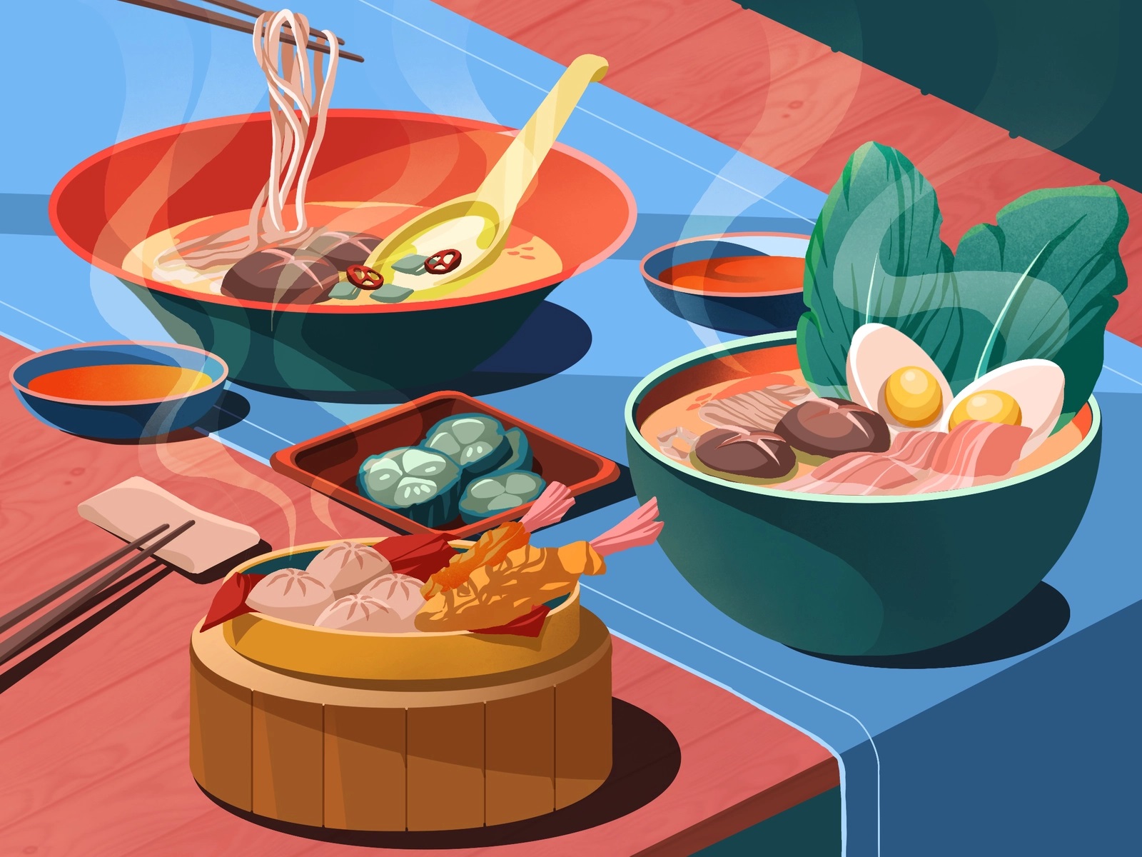 food illustration by helen lee