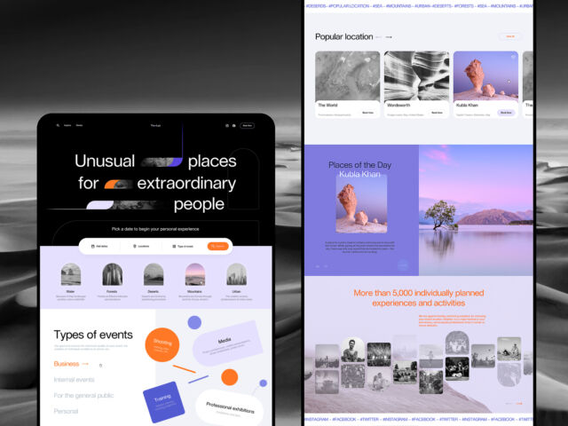 Atmospheric Web Design Projects Inspired by Travel Mood