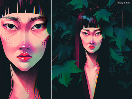 Vibrant Universe Of People Illustrations By Samji Illustrator ...