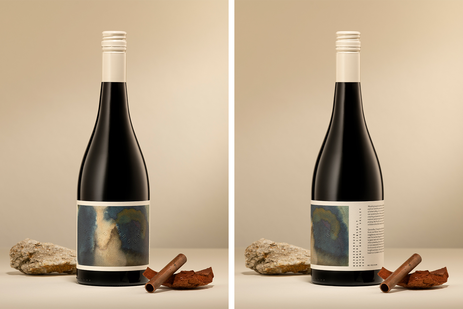 wonderground-wine packaging design