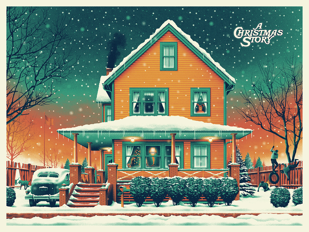dkng christmas story art