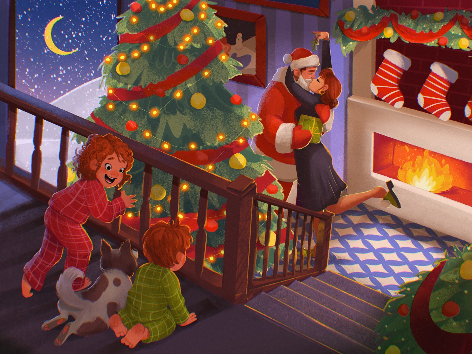 Christmas Illustration Art To Feel the Magic of Winter Holidays