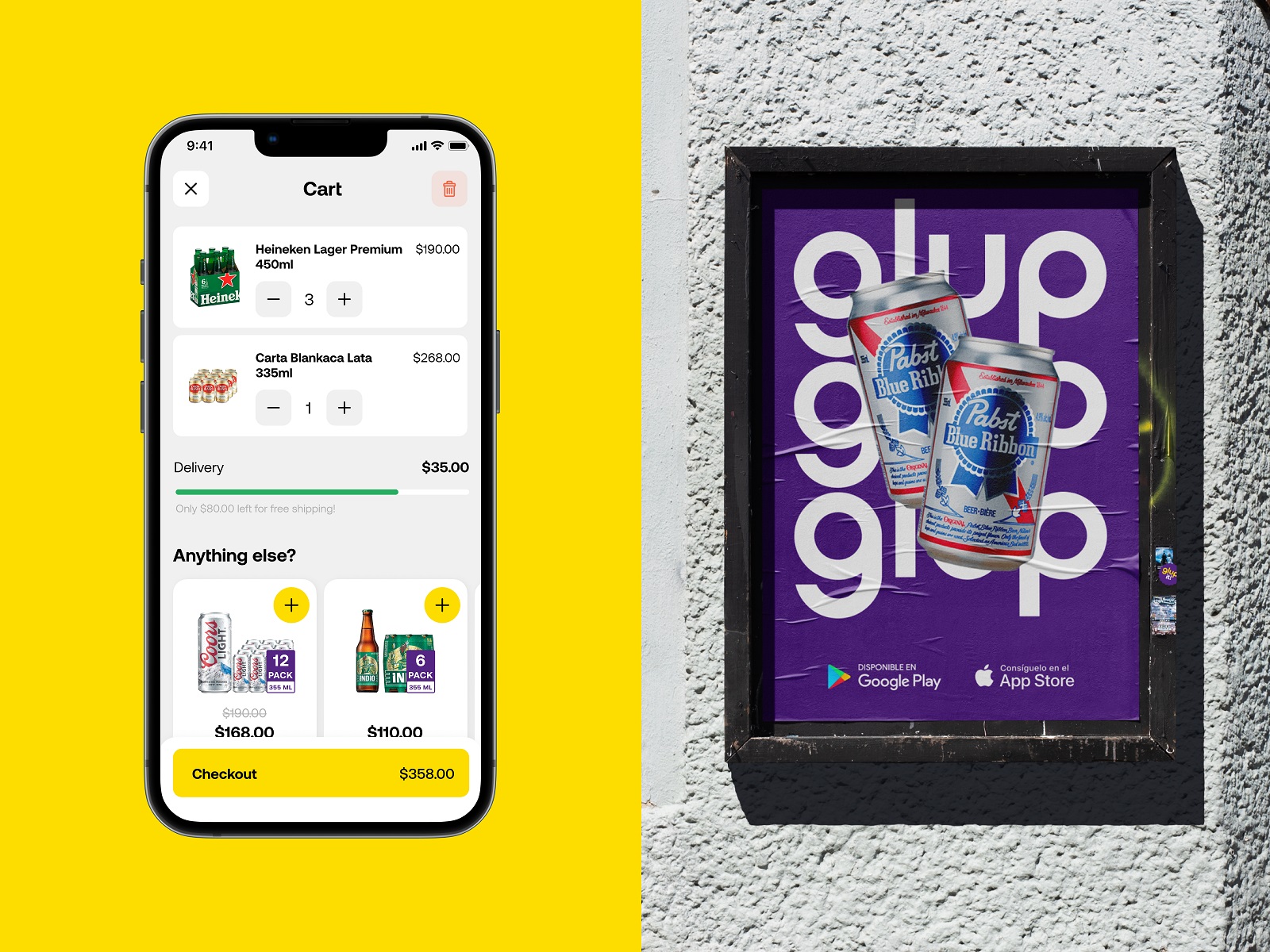 glup-case-study-tubik-design-checkout-screen-app