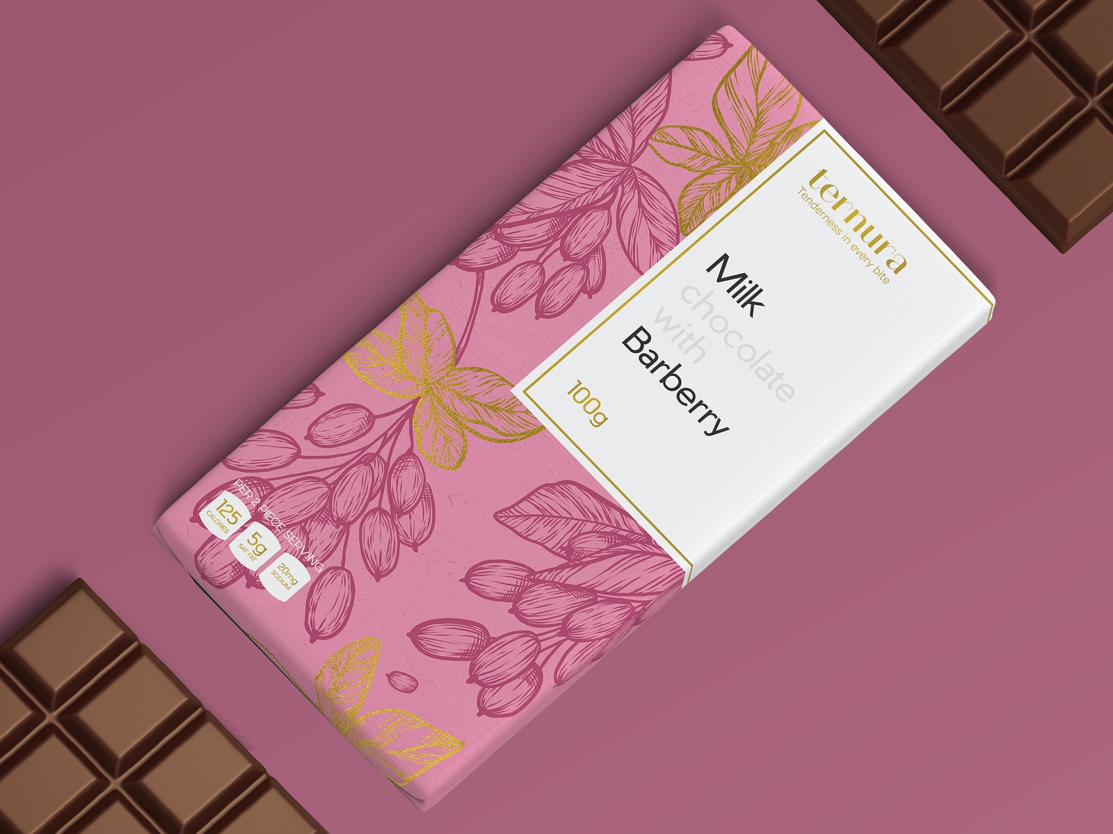 Chocolate bar design tubik arts