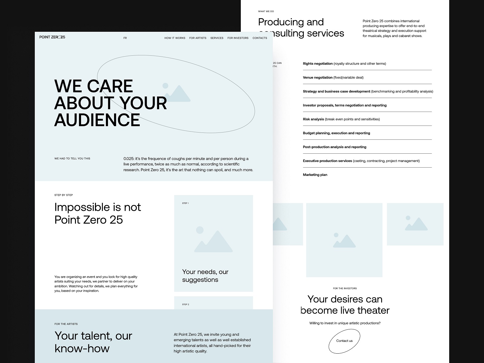 pointzero25 website design ux