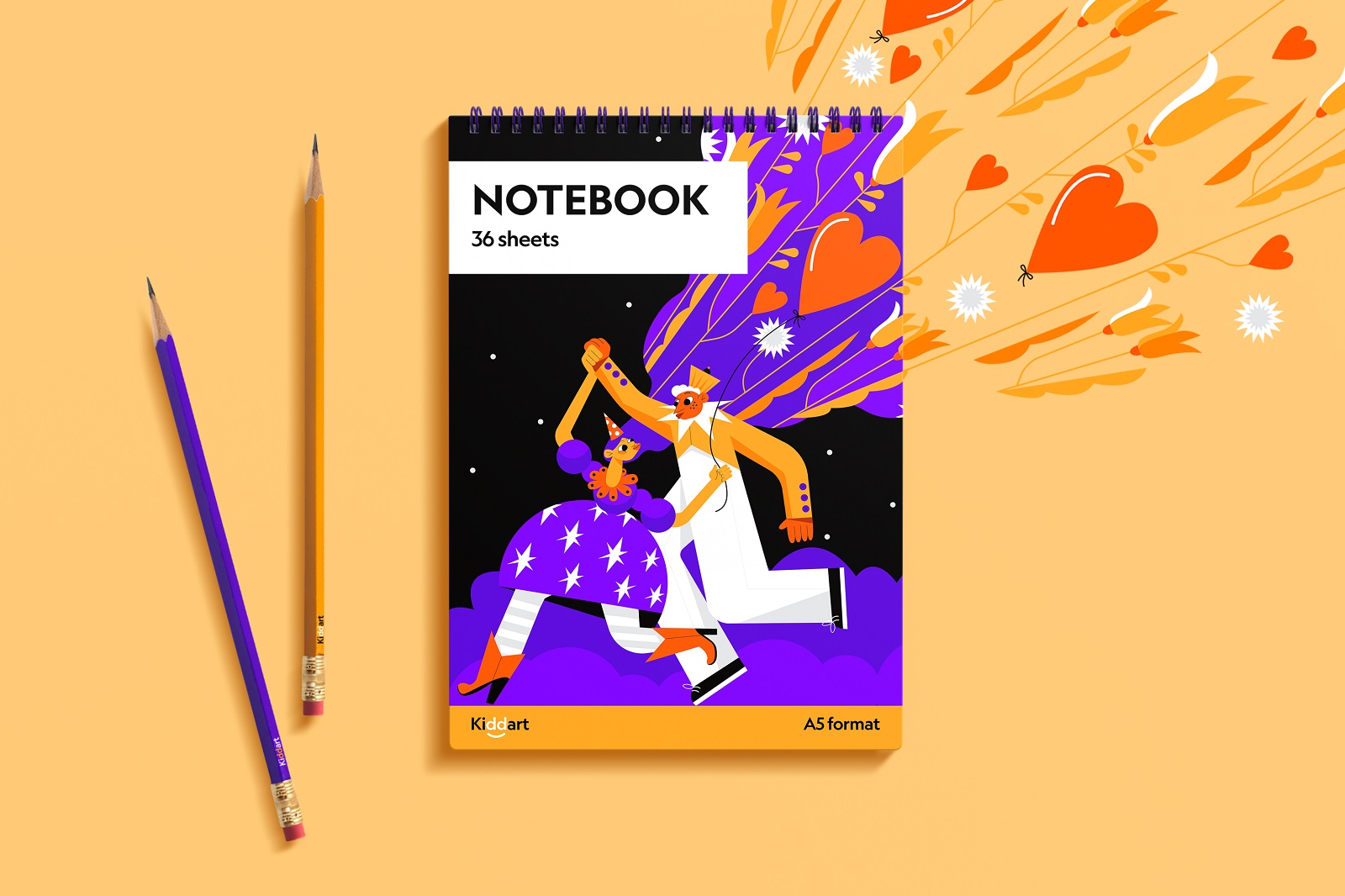 stationery brand graphic design tubikarts