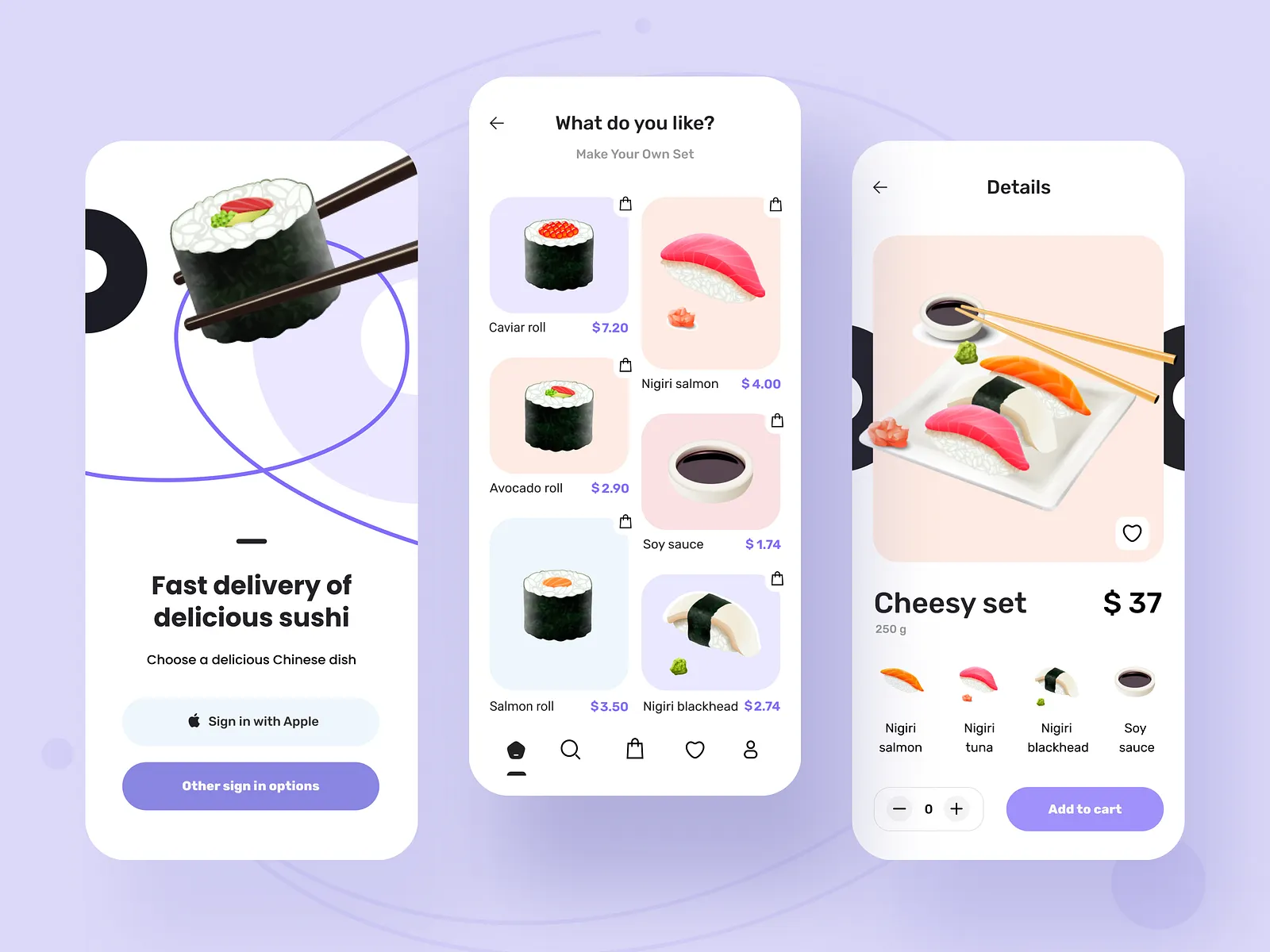 food delivery app anastasia golovko design4users