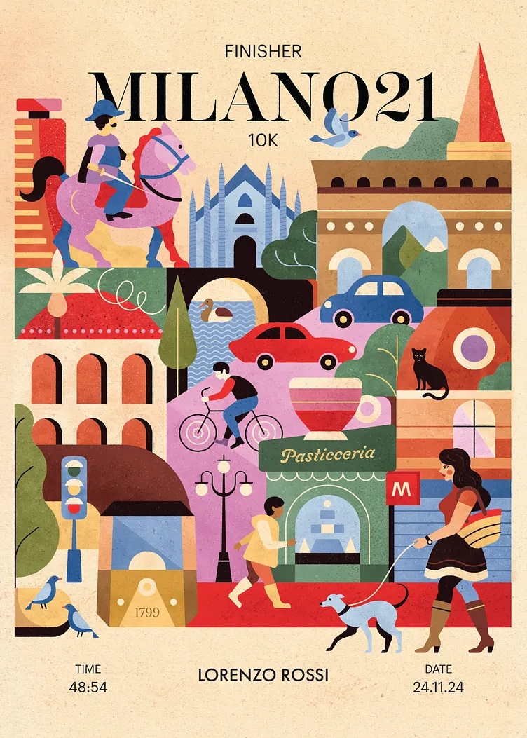 digital illustration artist Aronne Nembrini design4users