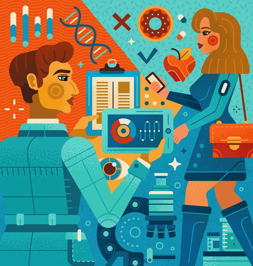 digital illustration artist Aronne Nembrini design4users