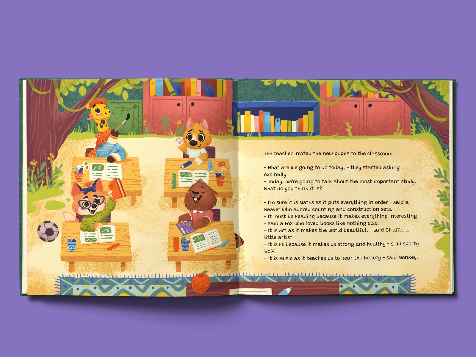 picture book illustration design case study tubik arts book spread