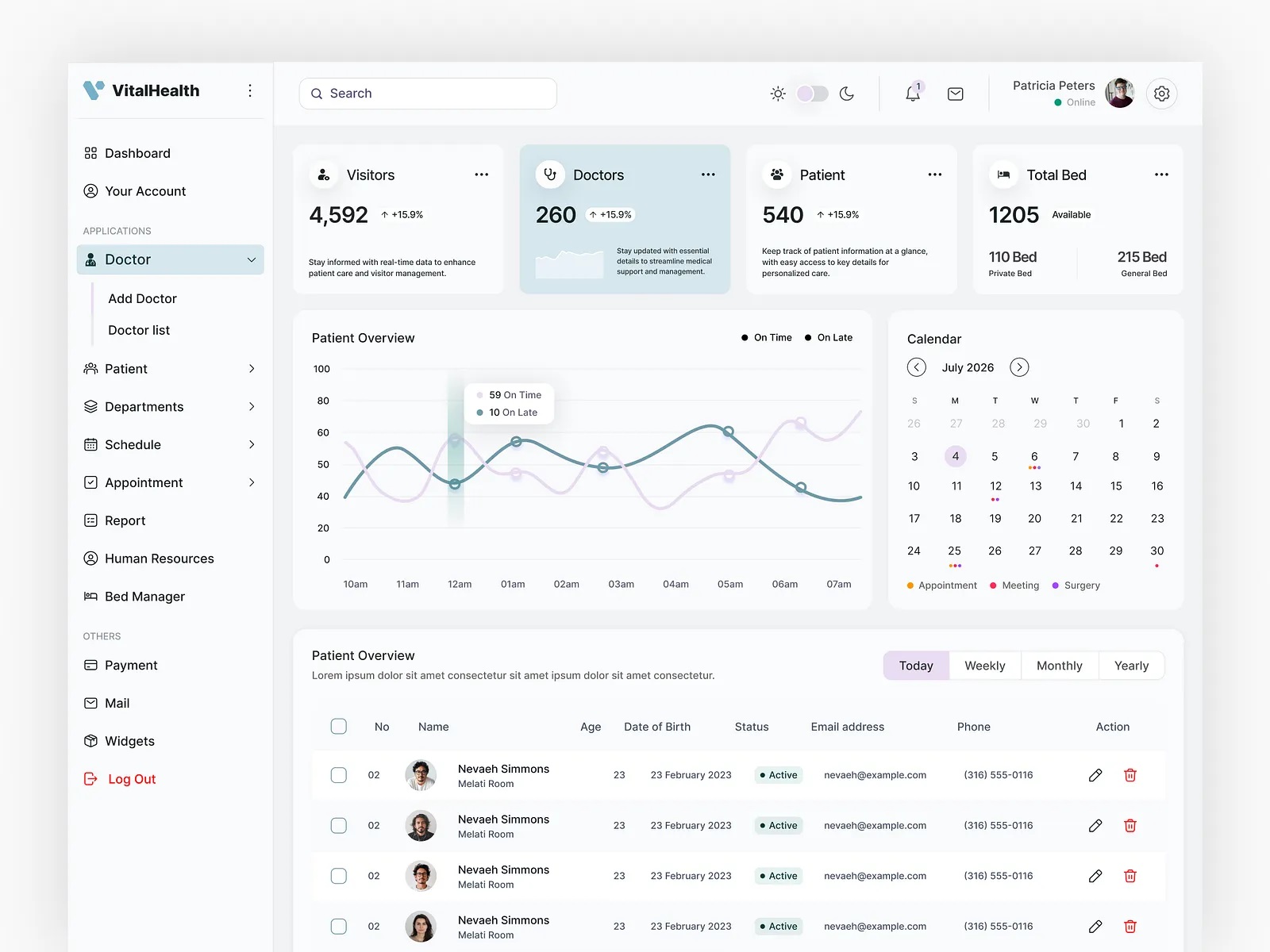 health UI UX design design4users