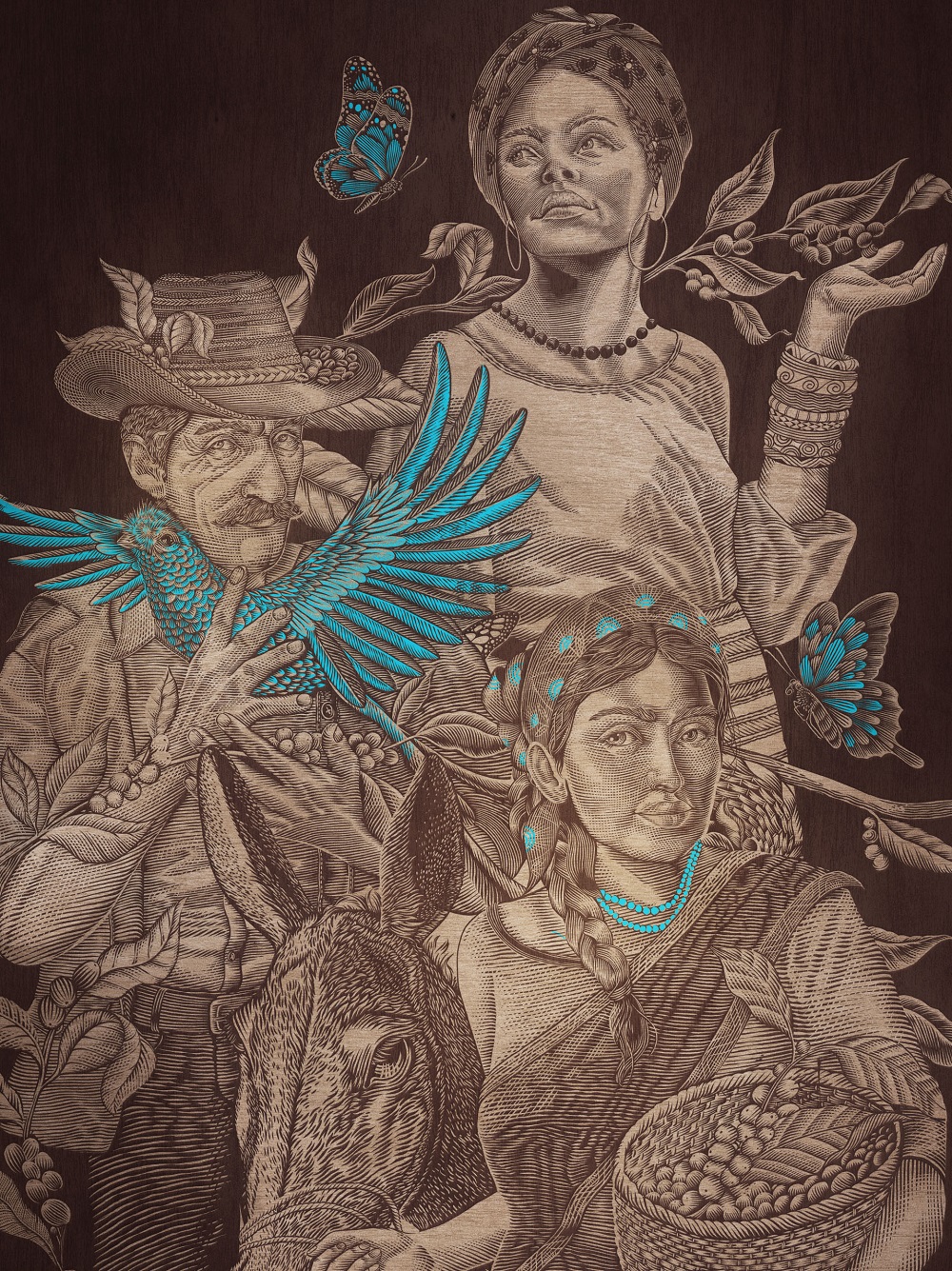 packaging identity design coffee libre shkriblyak