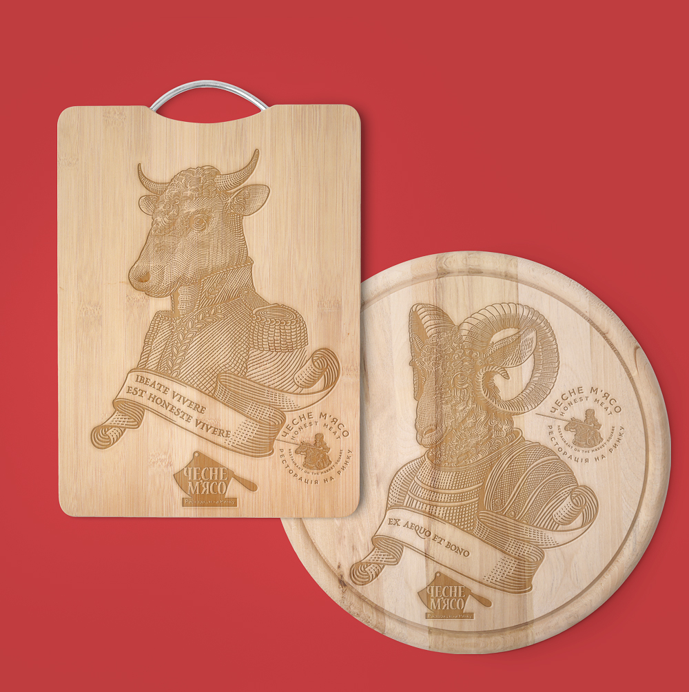 packaging identity design honest meat shkriblyak